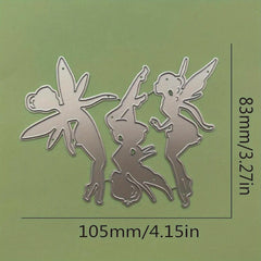 5pcs Magic Fairy Metal Cutting Dies Scrapbooking Template Greeting Card Handmad