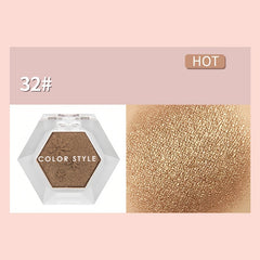 Monochrome Eyeshadow Powder Dark Brown Orange Tone Matte