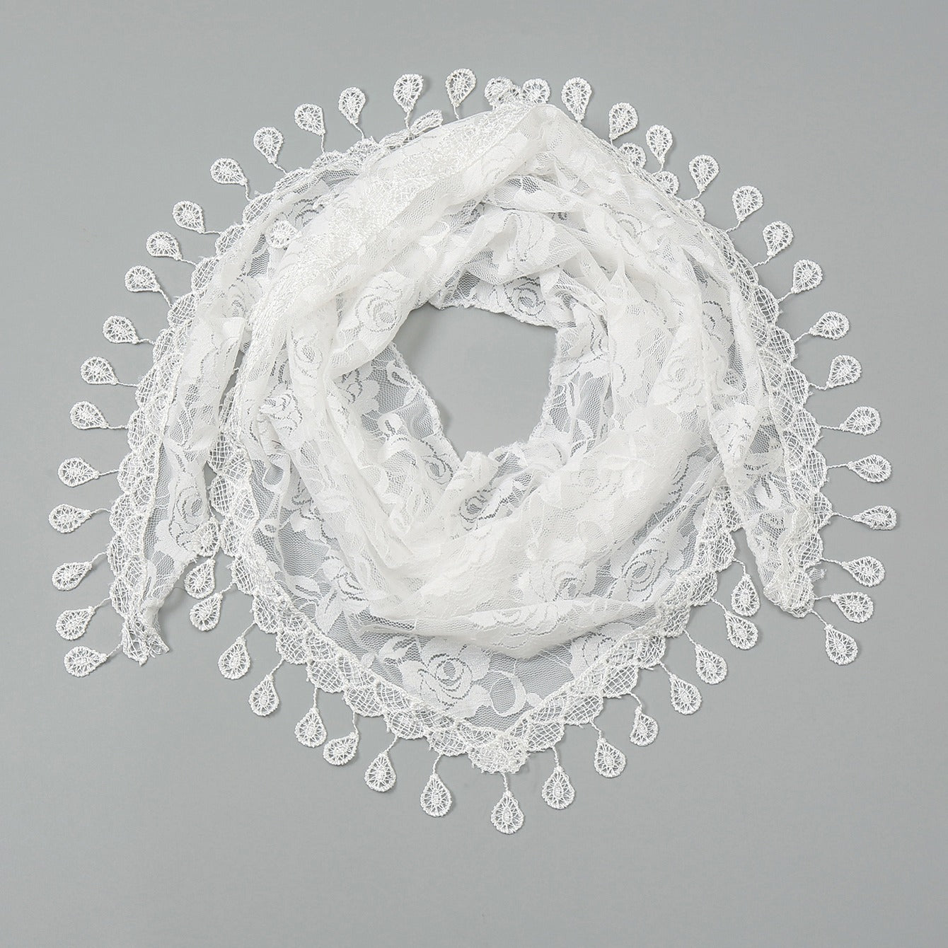 Triangular Lace Veil Prayer Church Veil Women Headcovering Lace Scarf