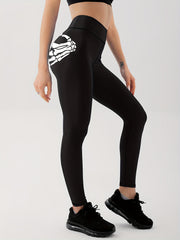 Skeleton Hands Fitness Gym Leggings High Waist Yoga Pants