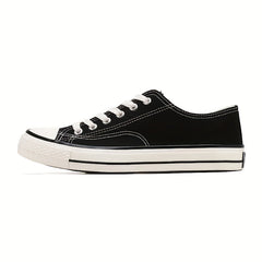Women's Low Top Canvas Lace Up Sneakers