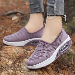 Women's Air Cushion Slip on Walking Shoes Mesh Chunky Sneakers