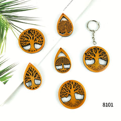 Tree Of Life Resin Earring Pendants Silicone Molds DIY Crystal Epoxy
