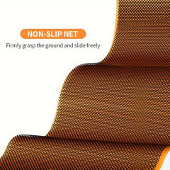 Indoor Skiing Training Board Home Fitness Sliding Pad 70.9in 19.7in