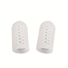 2pcs Silicone Toe Separators Toes Care Protector for Night and Home Use