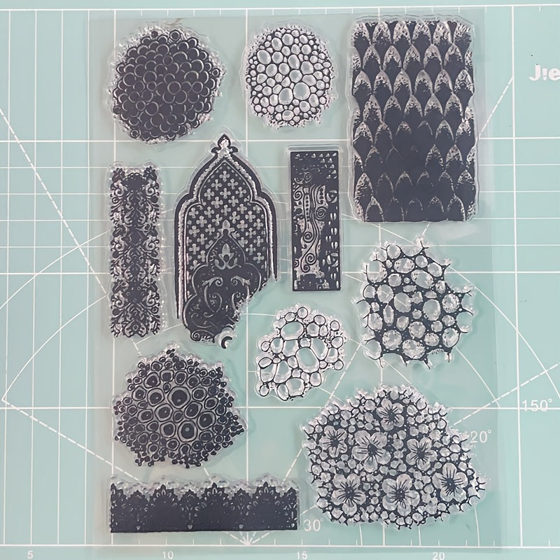 Transparent Silicone Stamp for Elegant Crafts