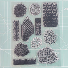 Transparent Silicone Stamp for Elegant Crafts