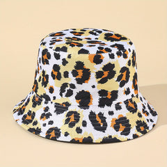 Leopard Print Bucket Hat Lightweight Casual Basin Hat