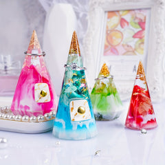 Ring Holder Silicone Molds Epoxy Resin Cone Pyramid Silicone Resin Molds