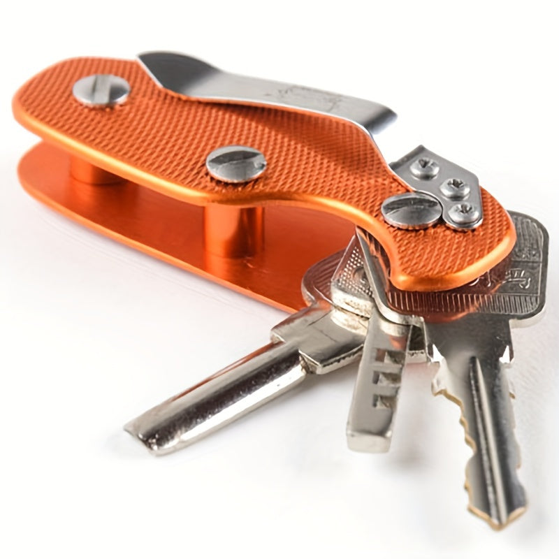 Outdoor Portable Aluminum Keychain with Belt Clip