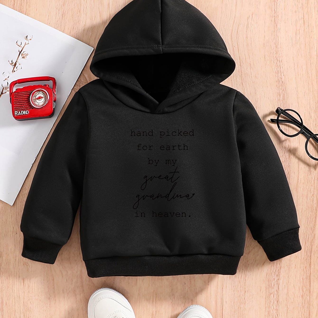 Baby Letter Print Hoodie Spring Autumn Sweatshirt