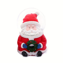 Christmas Santa Claus Crystal Ball Desktop Decoration Resin Glass Ball