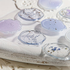 Mr Paper Epoxy Adhesive Stamp Sticker Glass Starlight Fresh And Hot Stamping