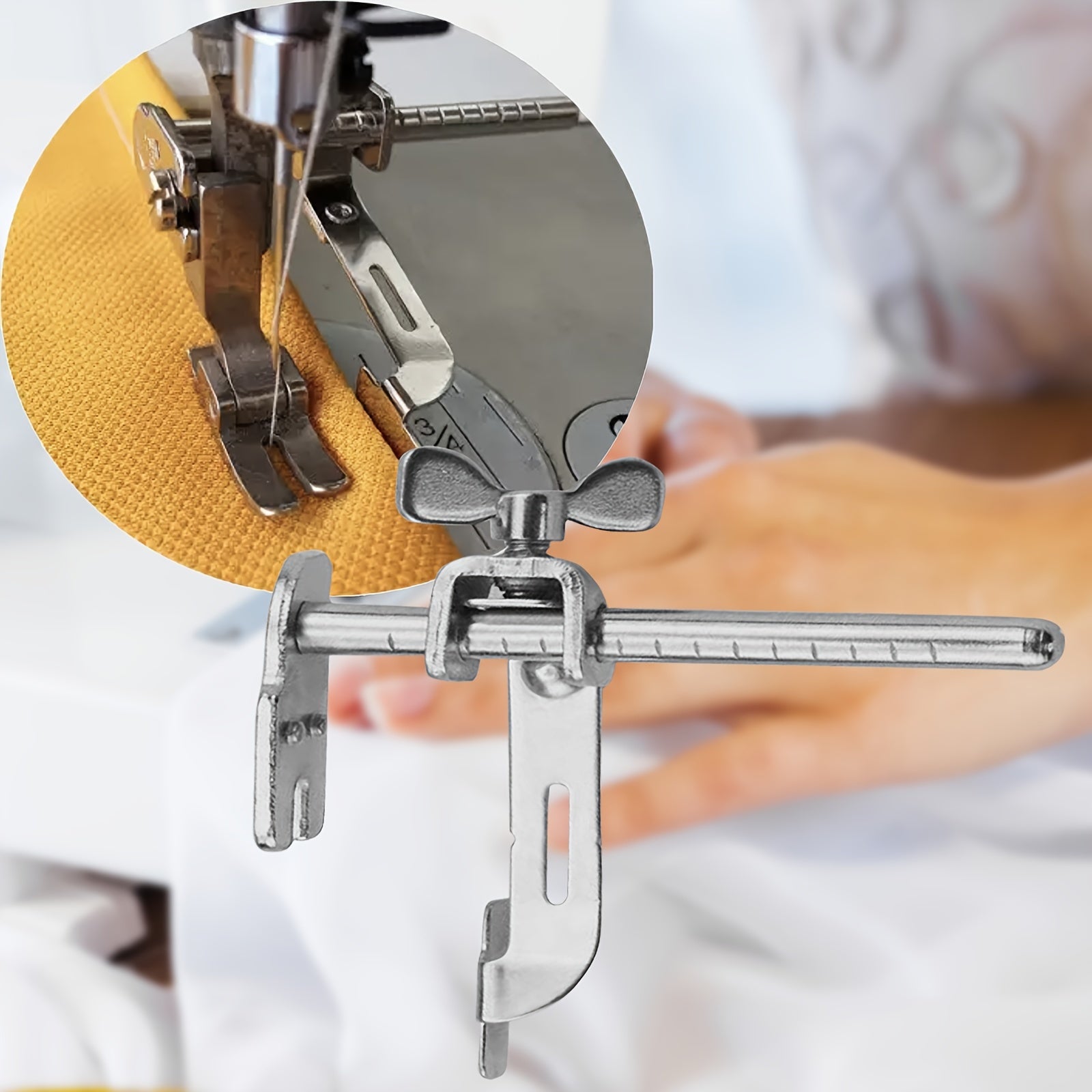 2pcs Magnetic Seam Guide For Sewing Machine, Multifunctional Straight Line