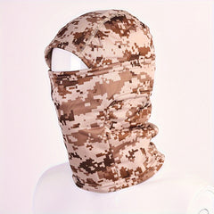 Camouflage Full Face Balaclava Fleece Mask for Outdoor Sports
