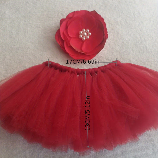 Newborn Girls Flower Headband Set for Photography & Outfits