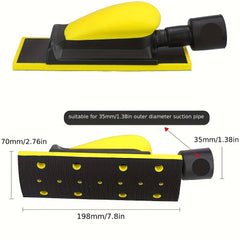 HIFESON 70 198mm Square Manual Sanding Disc Holder