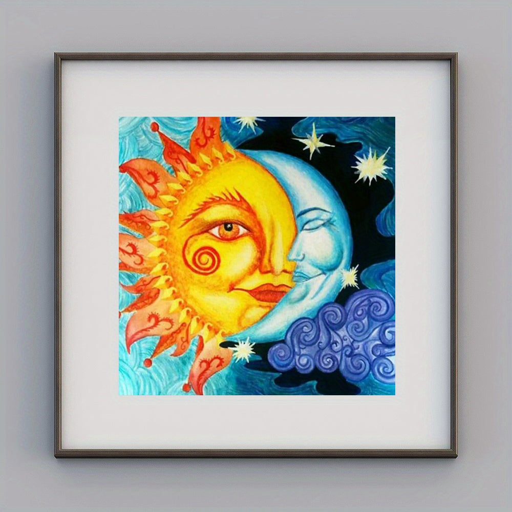 5D Diamond Painting Kit Bird Sun Moon English Bear Home Decor 20x20cm