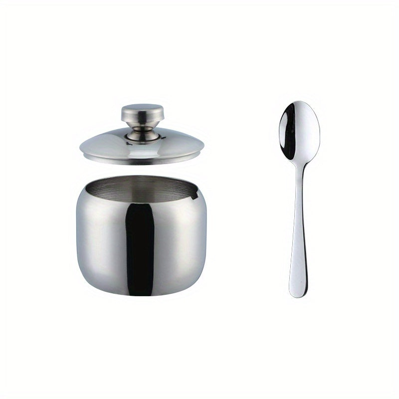2pcs Stainless Steel Seasoning Jar Set for Back to School