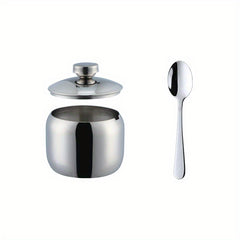 2pcs Stainless Steel Seasoning Jar Set for Back to School