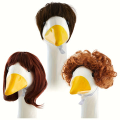 Adorable Goose Costume Wig 3 Styles Soft and Hand Washable