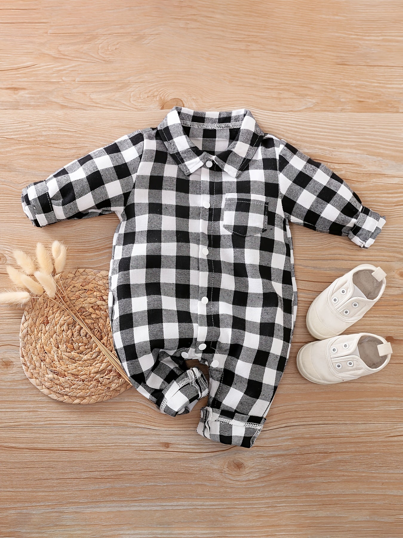 Plaid Jumpsuit Onesie Baby Clothes