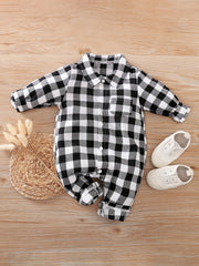 Plaid Jumpsuit Onesie Baby Clothes