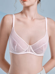 Push-Up Bra Unlined Solid Comfy & Breathable Women's Lingerie