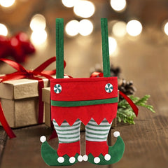 1pc Christmas Gift Christmas Decoration Elf Bag Candy Bag