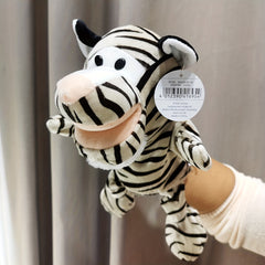Hand Puppet Toy Ventriloquist Animal Glove Mouth Movable