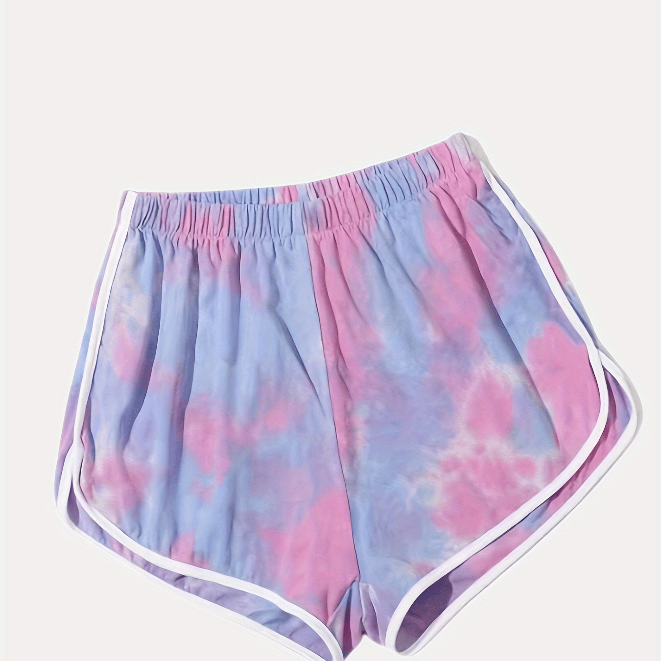 Tie Dye Elastic Waist Summer Shorts