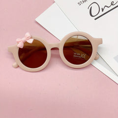 Girls Round Frame Sunglasses UV Protection Summer Kids Accessories