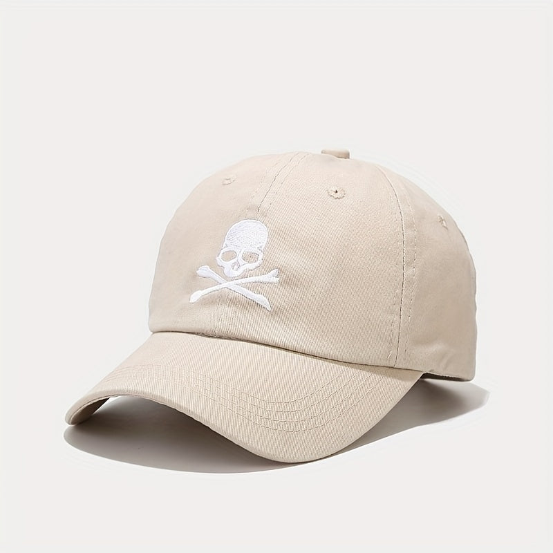 Skull Pattern Cotton Baseball Cap for Men