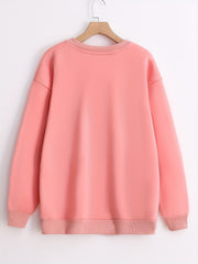 Women's Round Neck Active Sweatshirt Casual Sports Sweatshirts