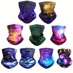 9pcs Sun Protection Balaclava UV Cooling Mask Outdoor Summer