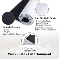 XL Gaming Mouse Pad Extended Desk Mat Non Slip Rubber Base Keyboard Pad