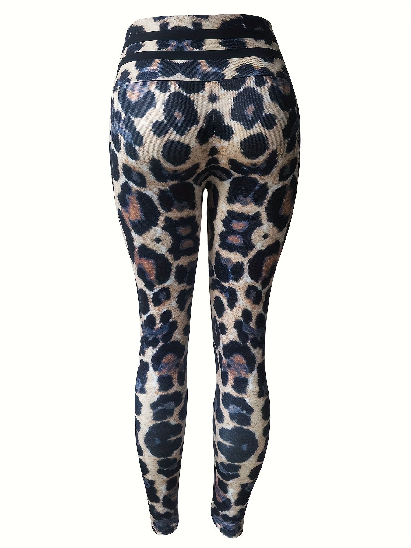 Leopard Print High Waist Yoga Leggings Women's Activewear
