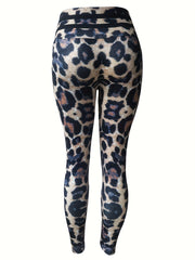 Leopard Print High Waist Yoga Leggings Women's Activewear