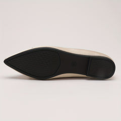 Women's Rhinestone Ballet Flats Pointed Toe Slip On Satin Soft Sole