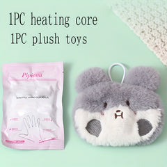 Cartoon Self-heating Hand Warmer Mini Plush Bag
