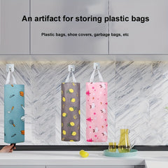 Plastic Bag Holder Wall Mount - Grocery Bag Storage Dispenser