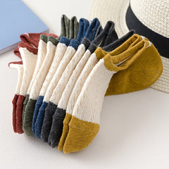 5 Pairs Women's Low Cut Cotton Ankle Socks