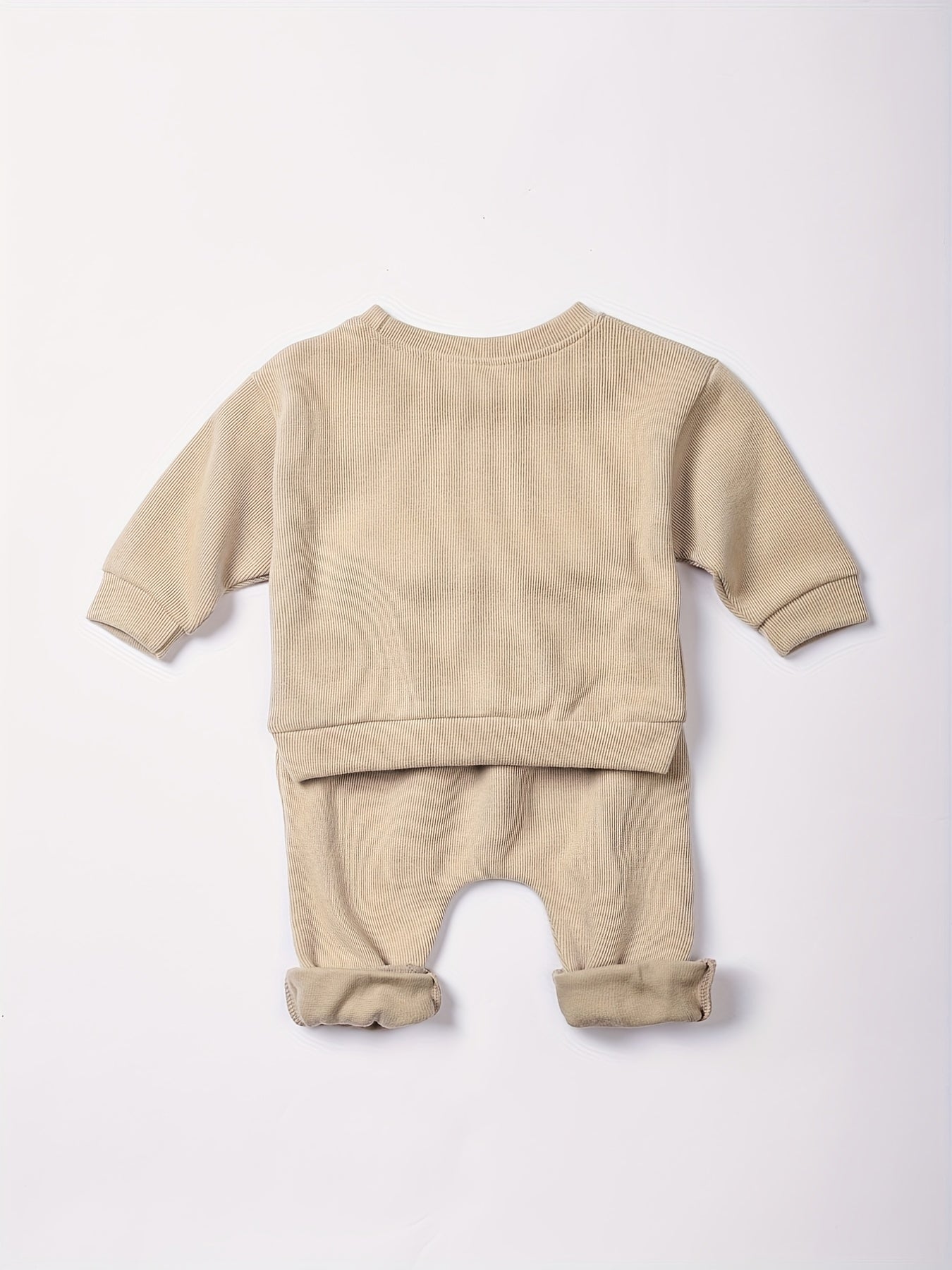 Rainbow Print Top Trousers Set for Toddlers