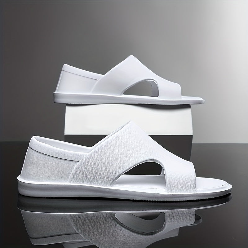 Men's High Heels Sandals Quick Dry Open Toe Beach Shoes