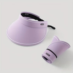 Wide Brim UV Protection Visor Hat for Women