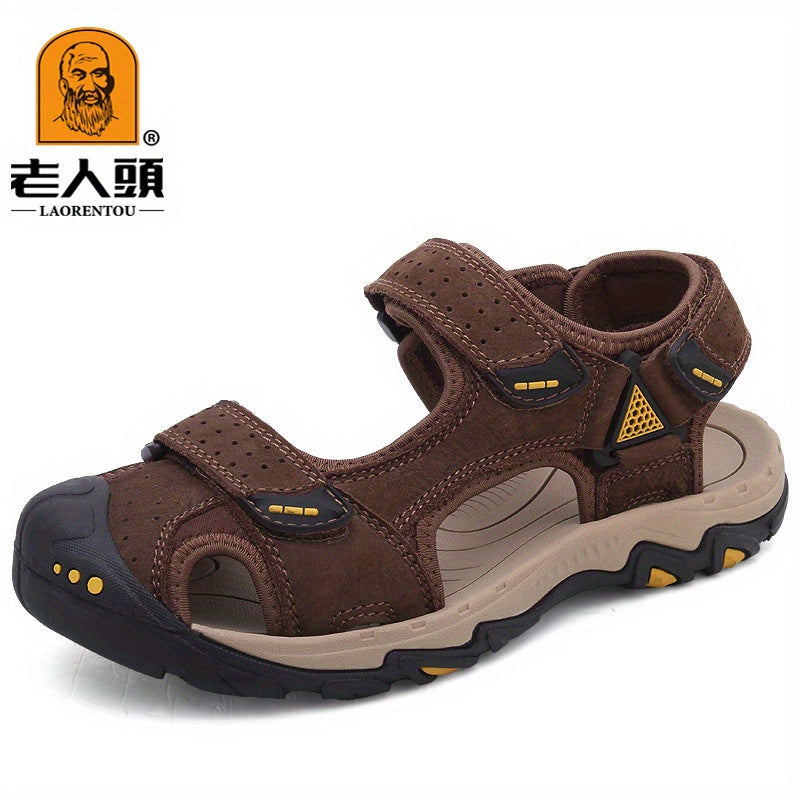 LAORENTOU Men's Anti Collision Sandals Beach Shoes Summer