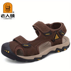 LAORENTOU Men's Anti Collision Sandals Beach Shoes Summer