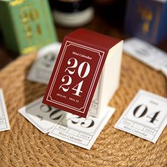 Mini Calendar Book 366 Sheet Tearable Calendar DIY Journal Planner Decoration