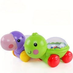 Small Animal Cart Little Turtle Toy Encourages Crawling