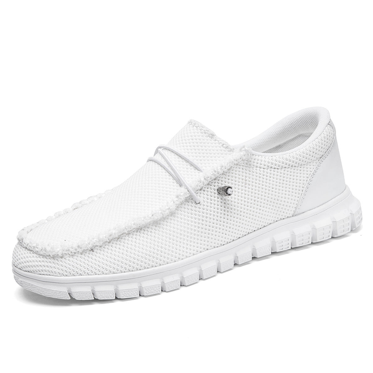 Men's Vintage Style Loafer Shoes Solid Slip On